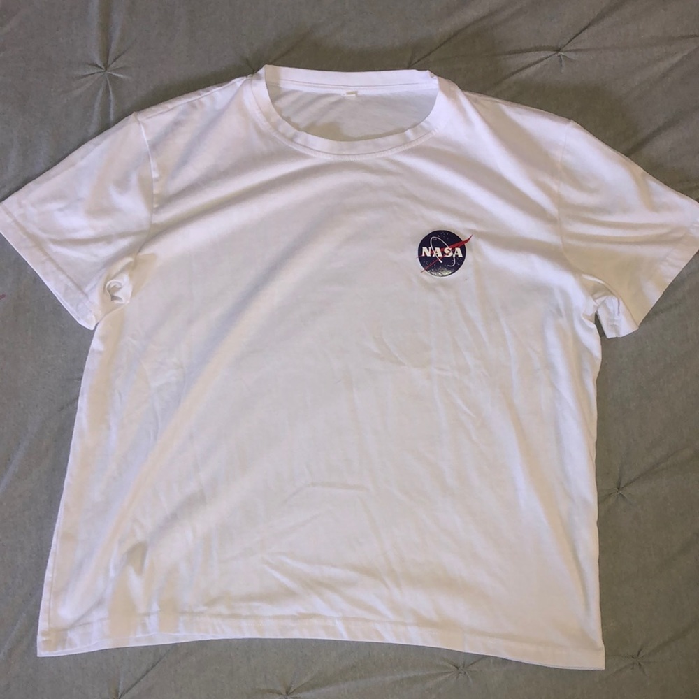 White NASA Tee